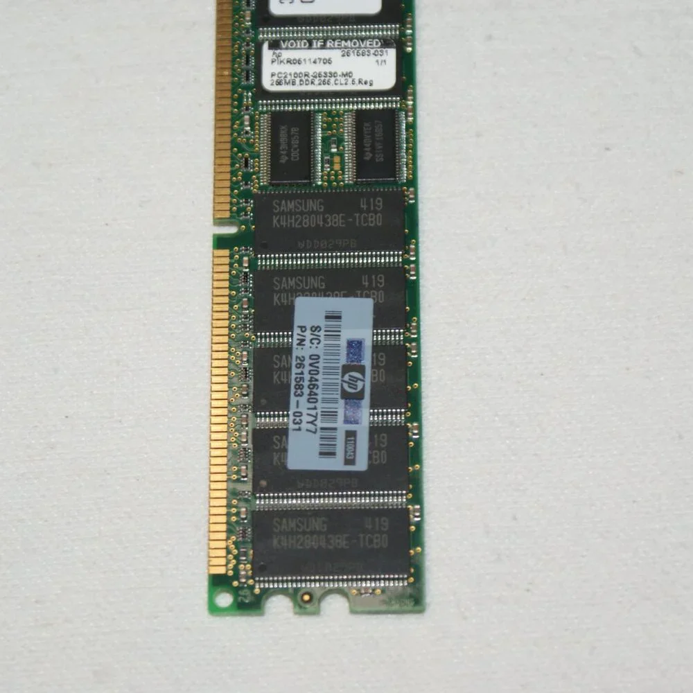 LAST CHANCE!  RAM DDR PC2100R 512 MB